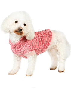 Urban Pup - Pink Waffle Knitted Sweater