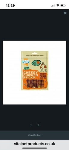 Pawsley & Co Cheesy Chicken Sticks 80g