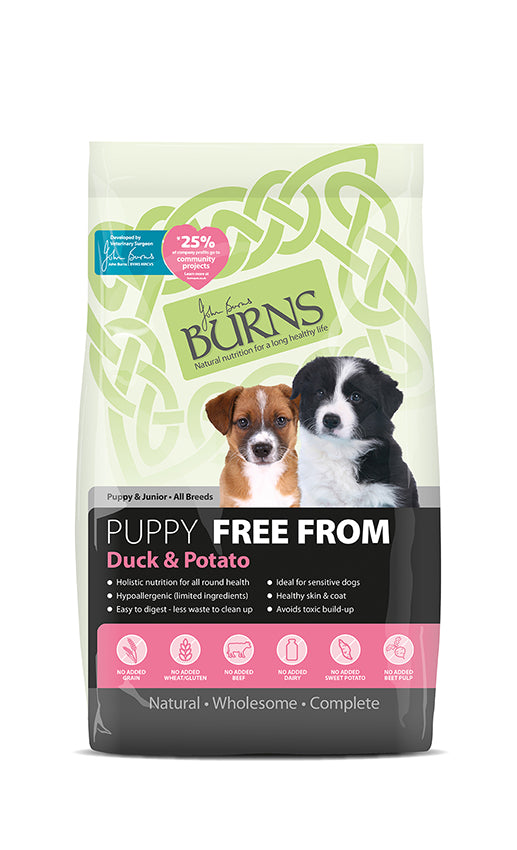 Burns Puppy Free From - Duck & Potato