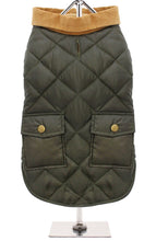 Load image into Gallery viewer, Urban Pup - Forest Green Quilted Town &amp; Country Coat