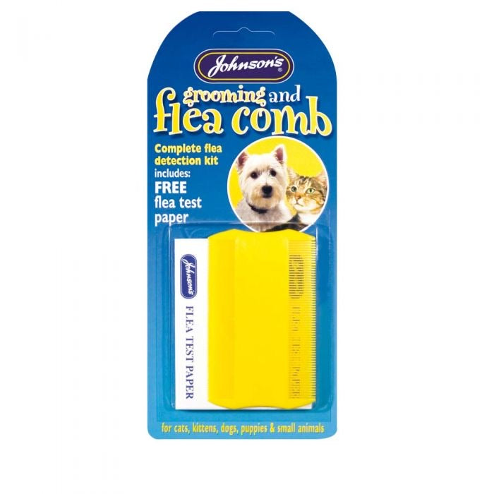 Johnson’s - Grooming & Flea Comb (Varied Colours)