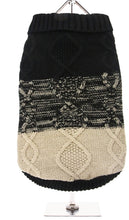 Load image into Gallery viewer, Urban Pup - Donegal Black &amp; Brown Sweater