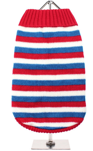 Urban Pup - Red, White & Blue Striped Jumper