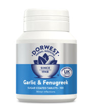 Load image into Gallery viewer, Dorwest - Garlic &amp; Fenugreek Tablets