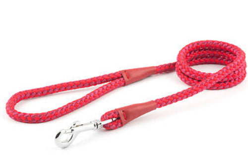 Ancol - Nylon Rope Lead Red