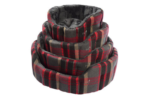 Gor Pets - Camden Deluxe Bed Red Check