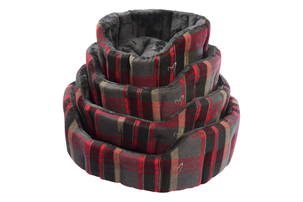 Gor Pets - Camden Deluxe Bed Red Check