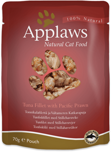 Applaws - Tuna Fillet with Prawn (12x70g)