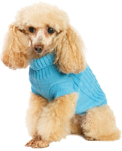 Urban Pup - Blue Cable Knit Sweater