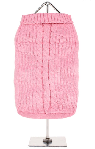 Urban Pup - Pink Cable Knit Sweater