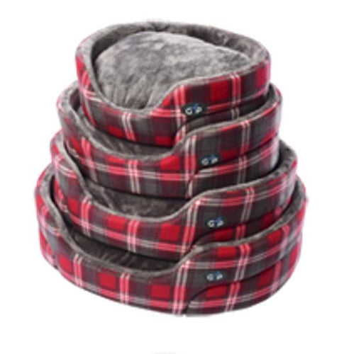Gor Pets - Essence Bed Red Check
