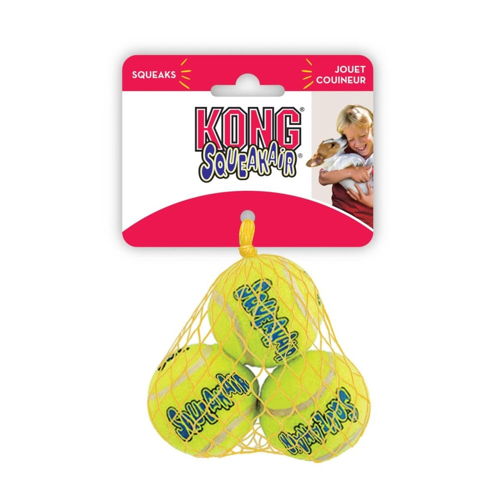 Kong - Air Dog Squeaker Tennis Balls Small (3pk)
