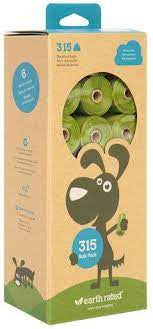 Earth Rated - Poo Bags 315 Unscented Rolls