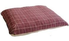 Gor Pets - Premium Comfy Cushion Wine Check