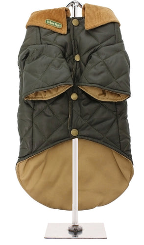 Urban Pup - Forest Green Quilted Town & Country Coat