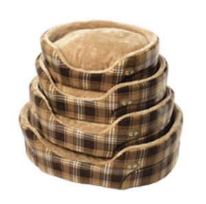Gor Pets - Essence Bed Brown Check
