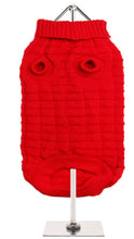 Load image into Gallery viewer, Urban Pup - Red Waffle Knitted Sweater