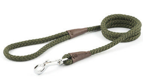 Ancol - Nylon Rope Lead Green