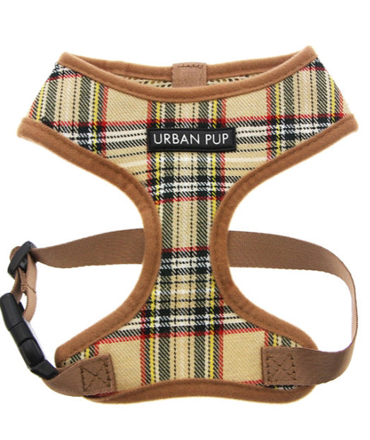 Urban Pup - Brown Tartan Harness