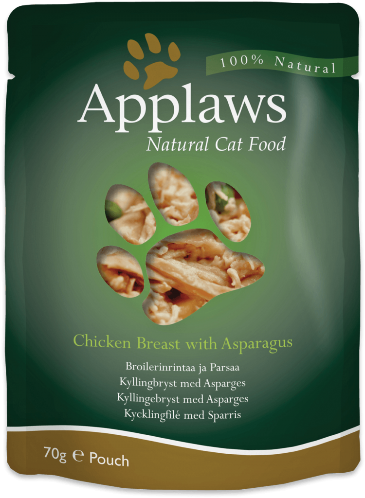 Applaws Chicken Breast with Asparagus (12x70g)