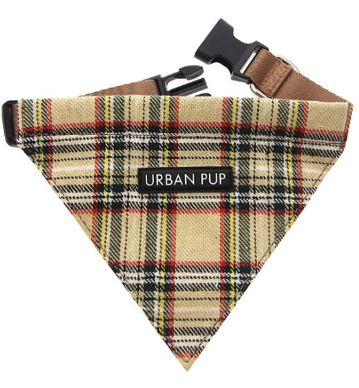 Urban Pup - Brown Tartan Bandana